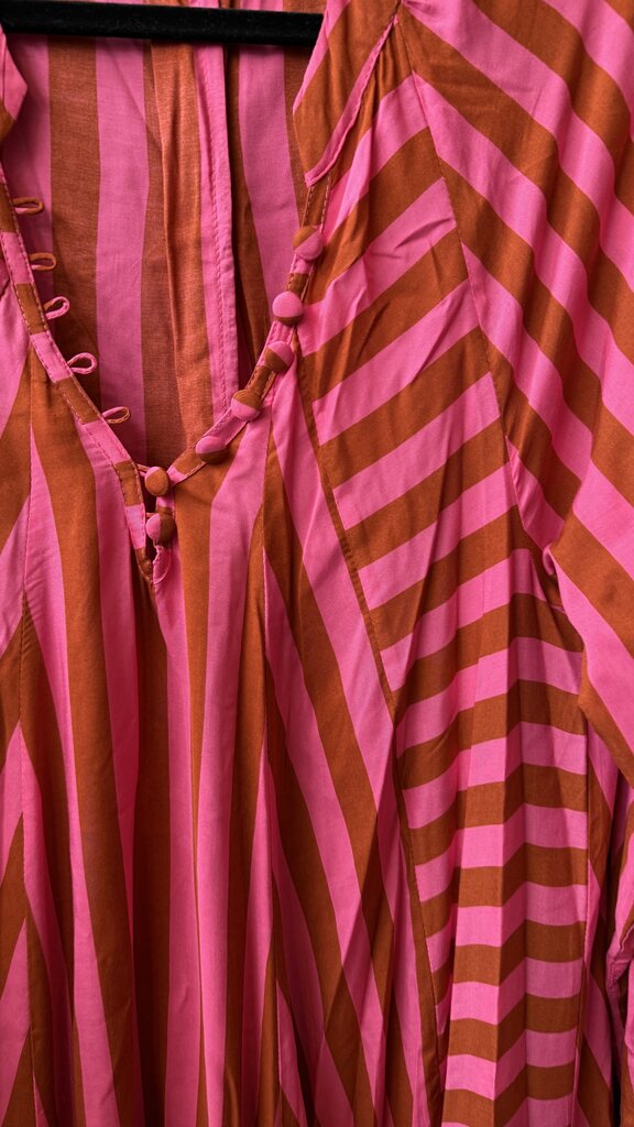 Stripe Swing Midi Dress
