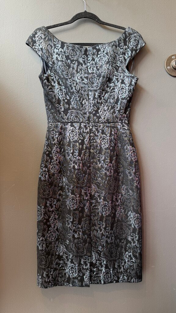 Metallic Sheath Dress