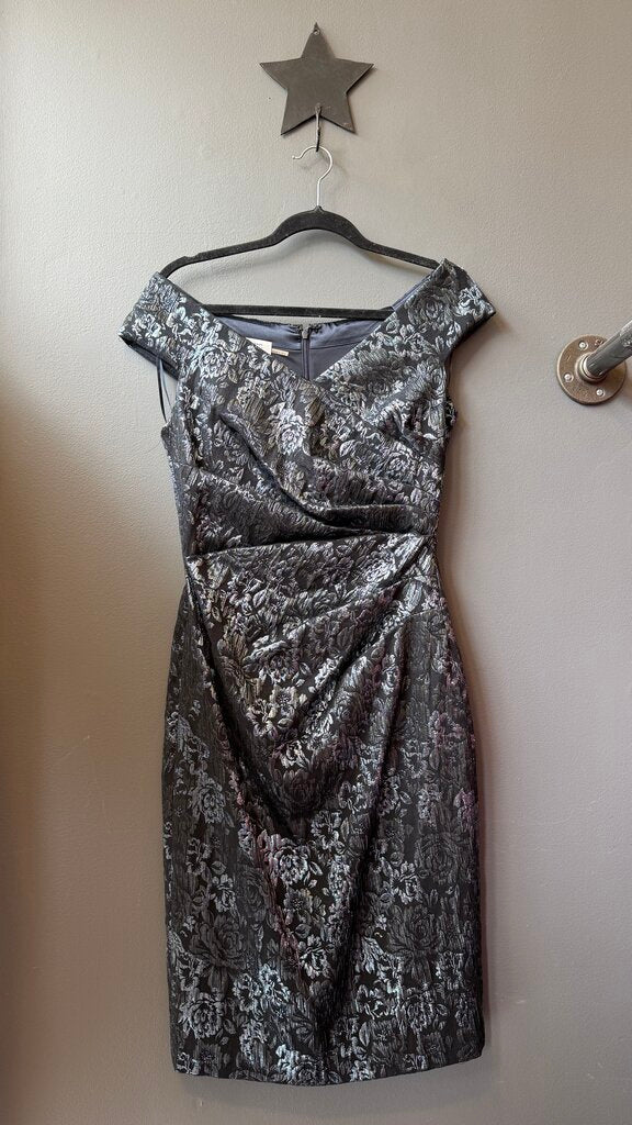 Metallic Sheath Dress