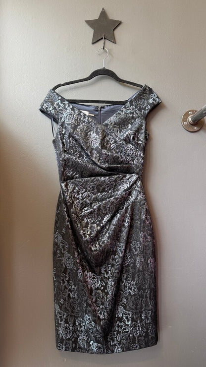 Metallic Sheath Dress