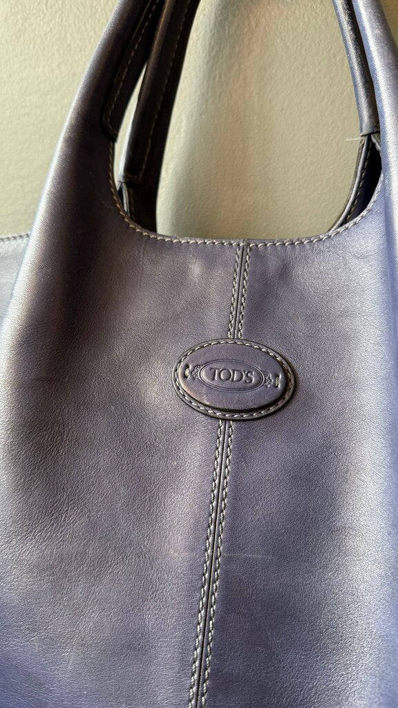 Top Handle Leather Crossbody Satchel