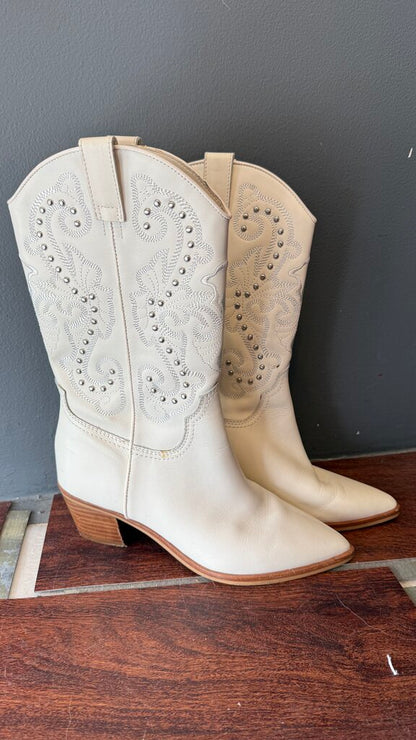 Studded Cowboy Boots