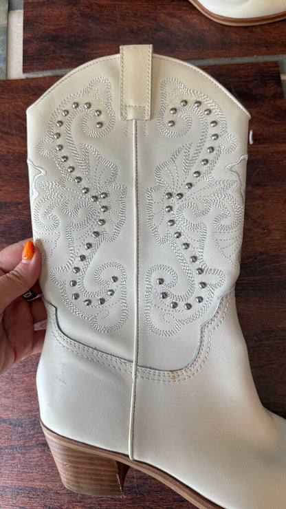 Studded Cowboy Boots