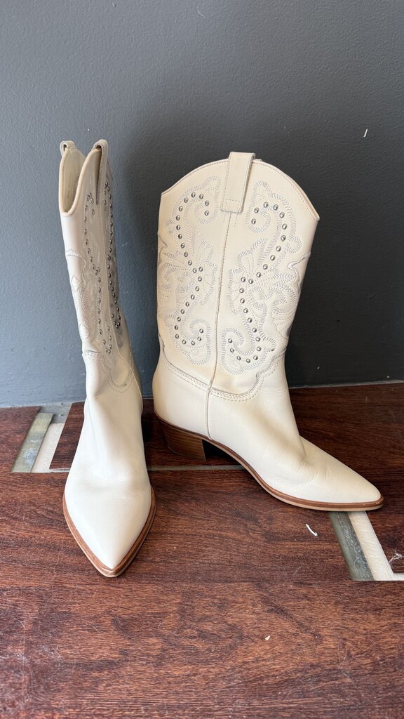 Studded Cowboy Boots