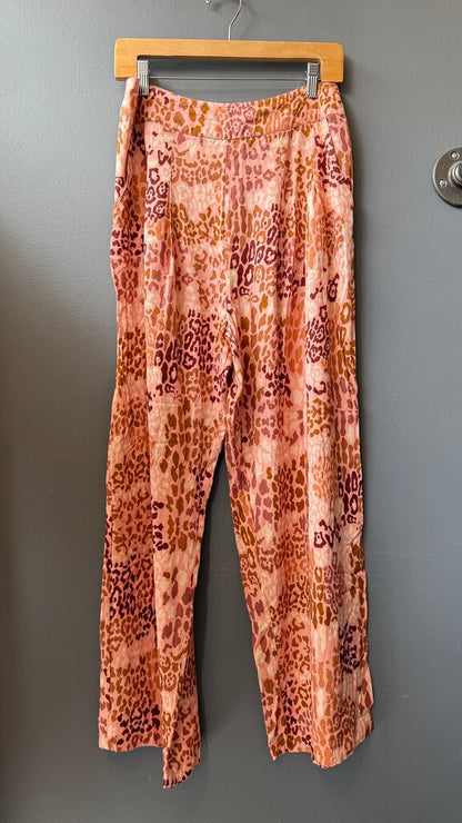 Leopard Wide Leg Pants