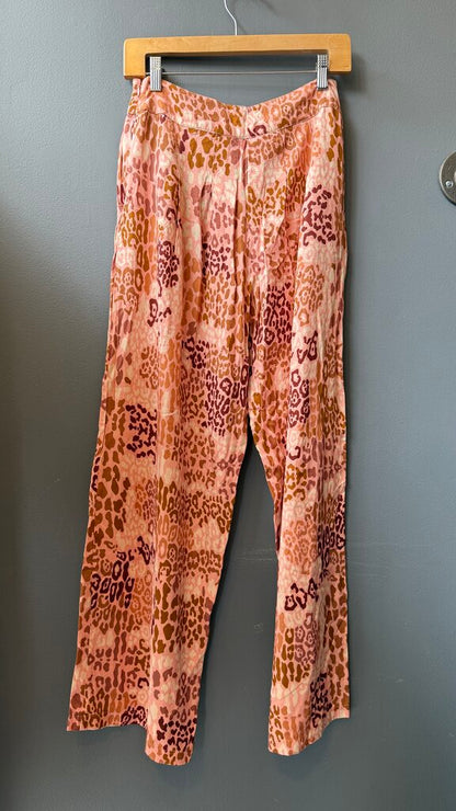 Leopard Wide Leg Pants