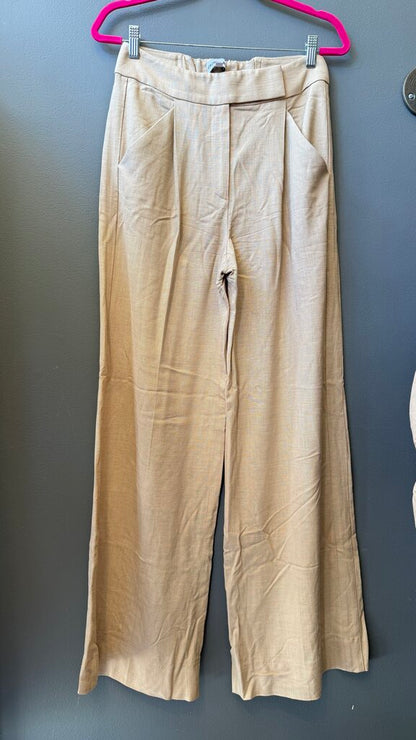Khaki Wide Leg Pants + Blazer