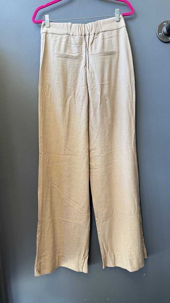 Khaki Wide Leg Pants + Blazer