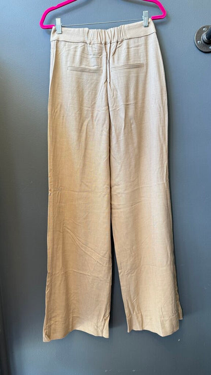 Khaki Wide Leg Pants + Blazer