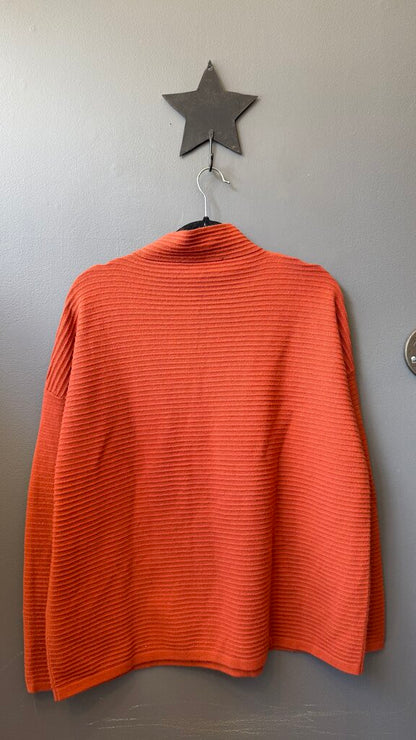 Mockneck Ribbed Sweater