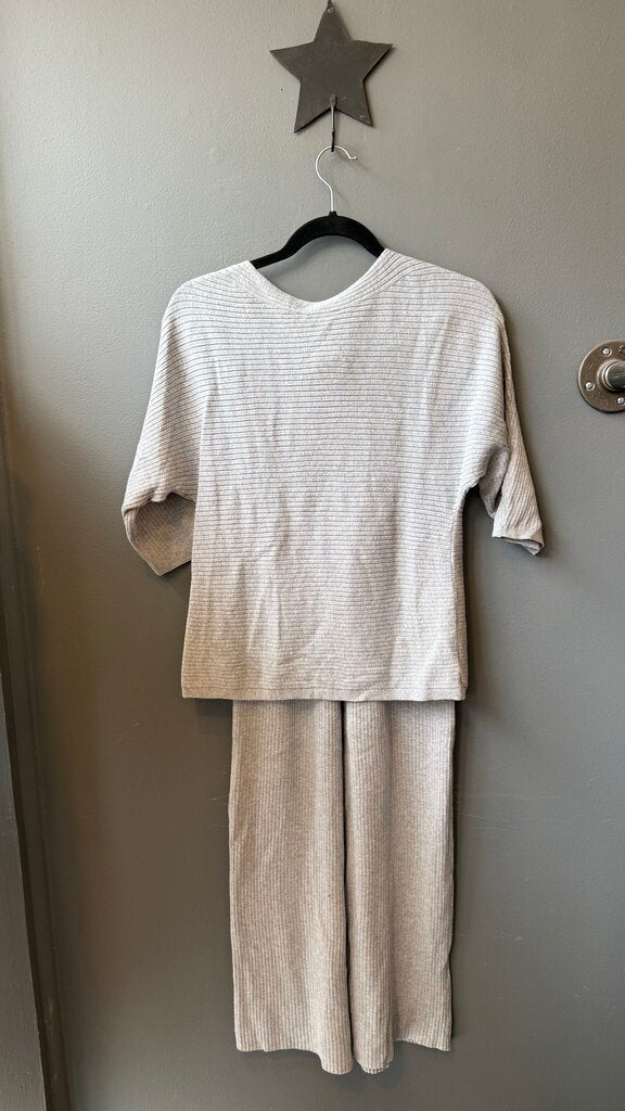 Ribbed Wide Leg Pants + Dolman Top