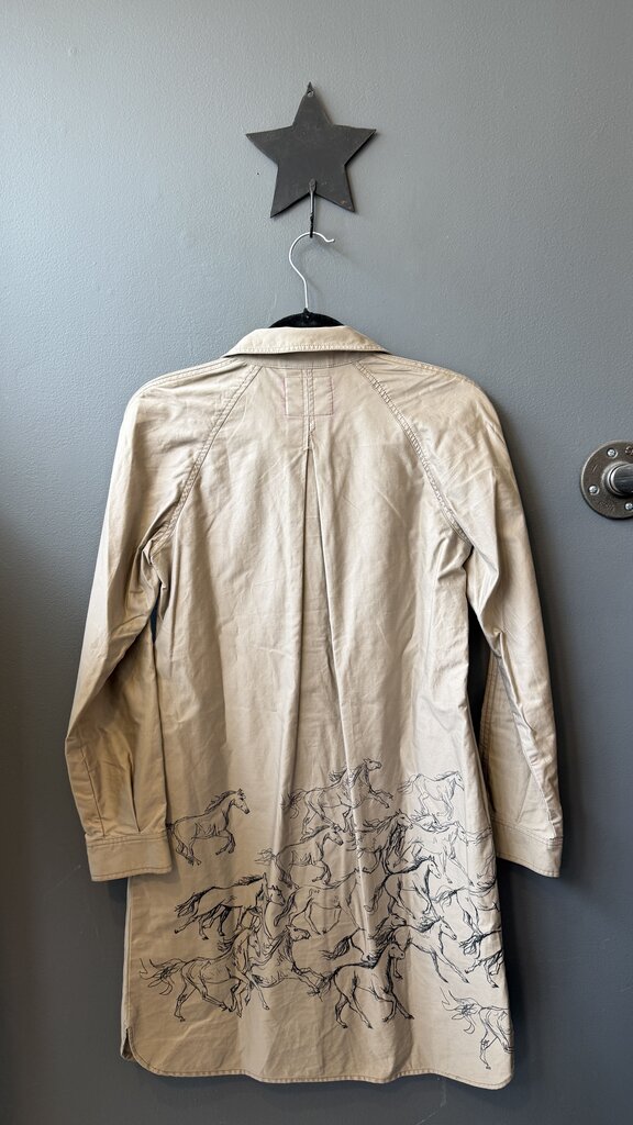 Wild Horses Utility Shirtdress
