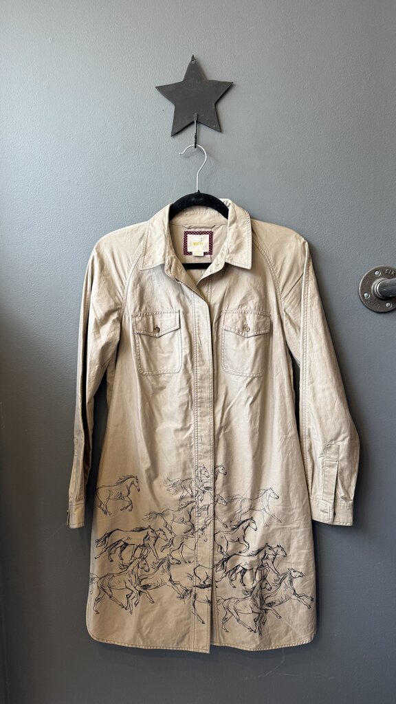 Wild Horses Utility Shirtdress