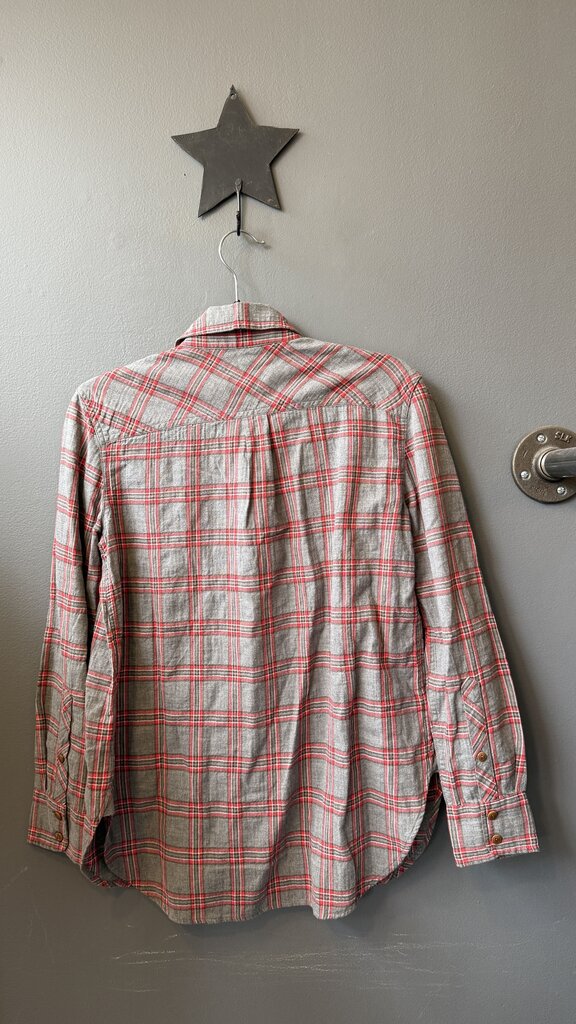 Plaid Pocket Button Up Shirt