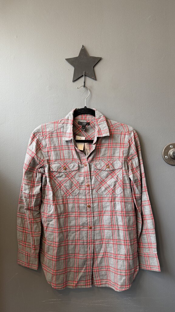 Plaid Pocket Button Up Shirt