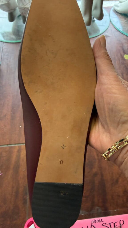 Square Toe Leather Mules