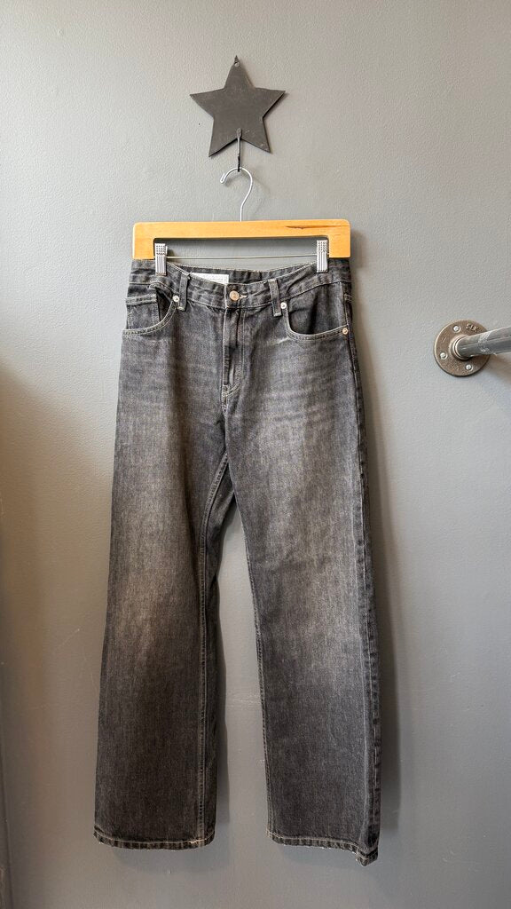 Wide Leg Black Jeans
