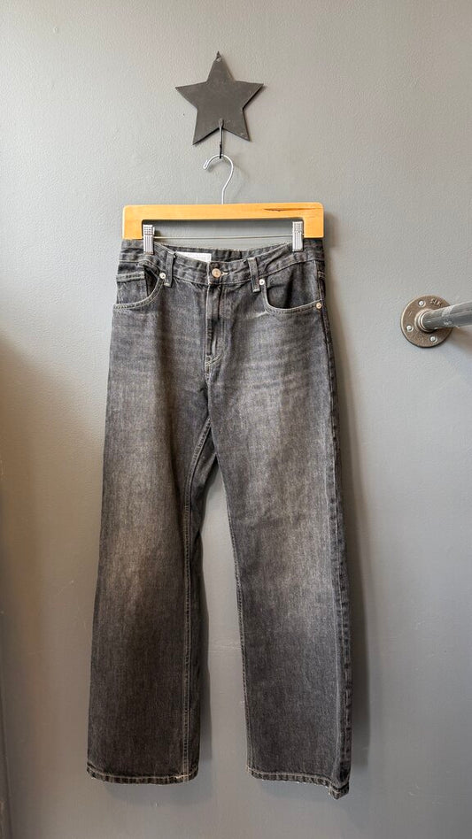 Wide Leg Black Jeans