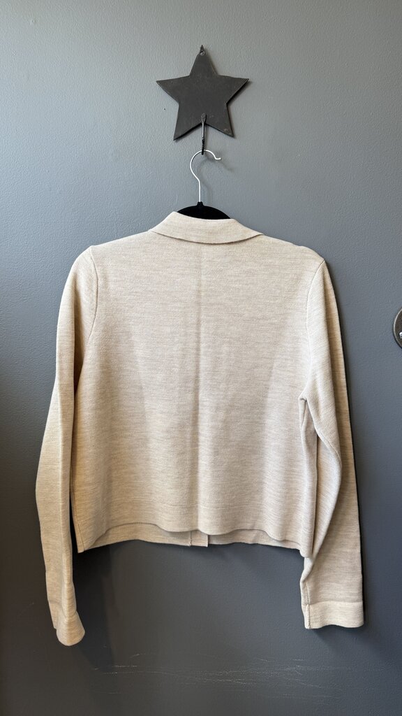 Wool Pocket Front Cardigan Sweater