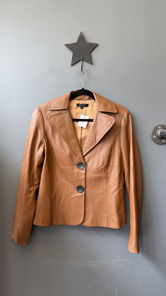 Leather Blazer Jacket