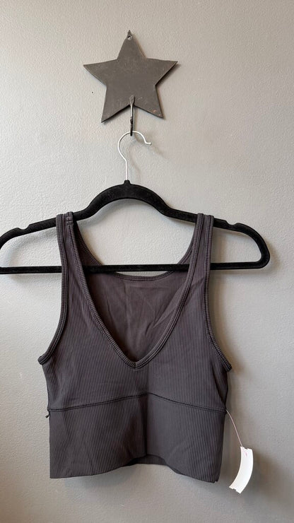 Ribbed Crop Tank
