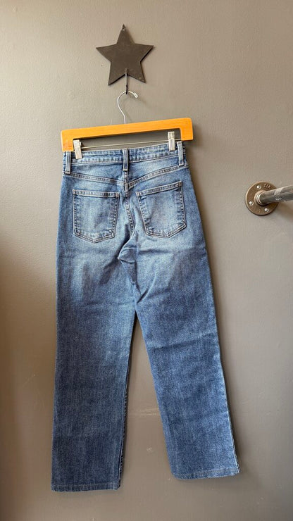 Wide Leg High Rise Jeans