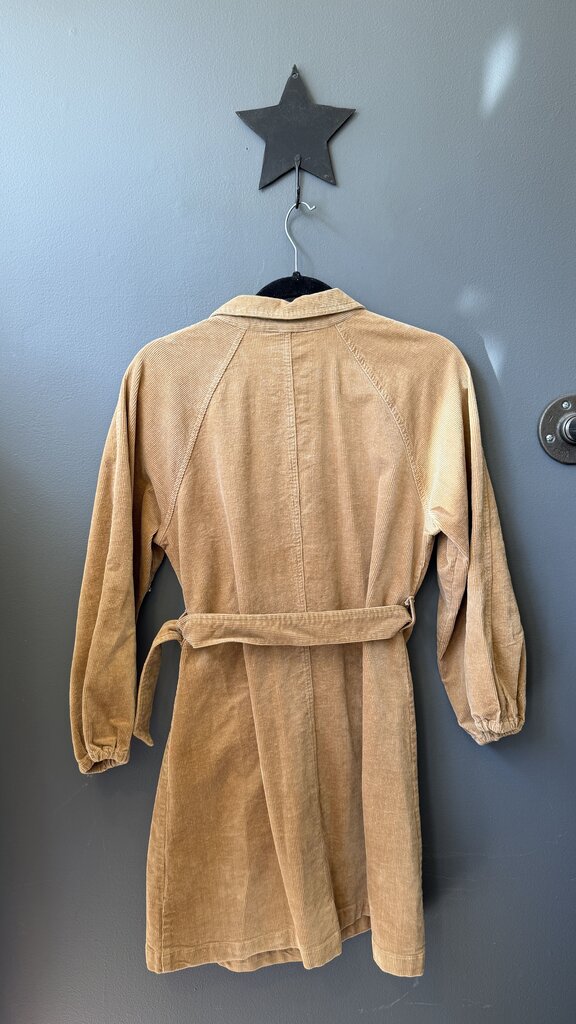 Corduroy Mini Shirtdress