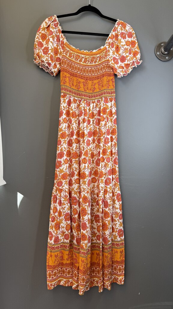 Smocked Midi Dress