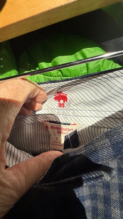 Wool Gingham Crop Pants