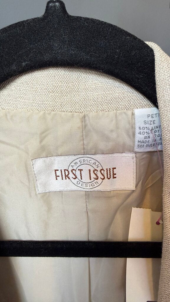 Vintage Linen Cotton Blazer