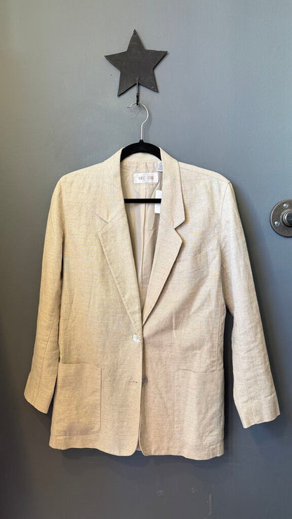 Vintage Linen Cotton Blazer