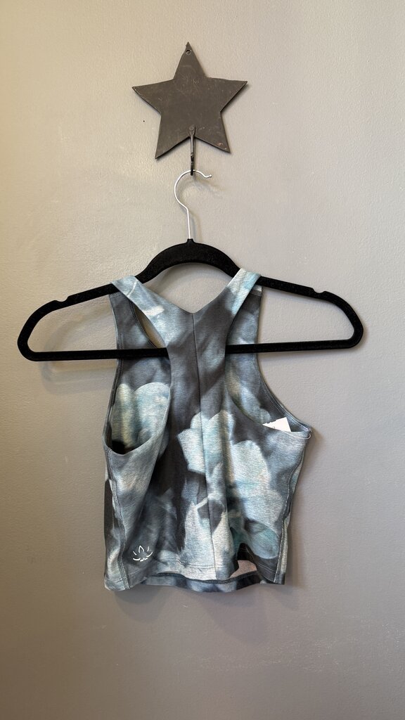 Spacedye Racerback Crop Bra Top