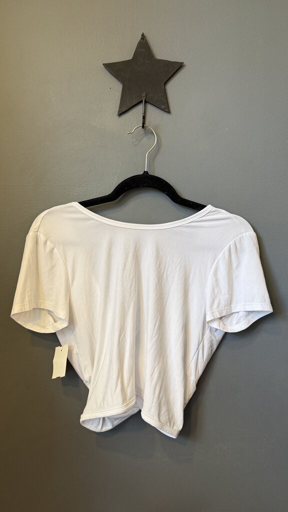 Knot Back Crop Tee