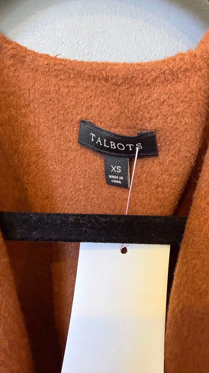 Double Faced Belted Long Vest
