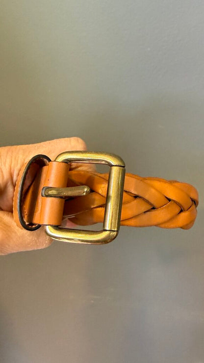 Braided Leather Belt