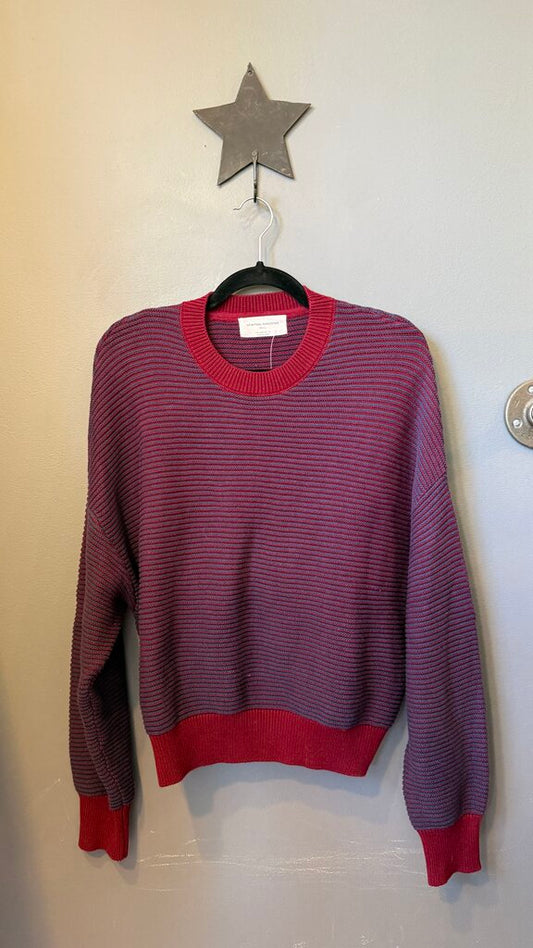 Stripe Drop Shoulder Sweater