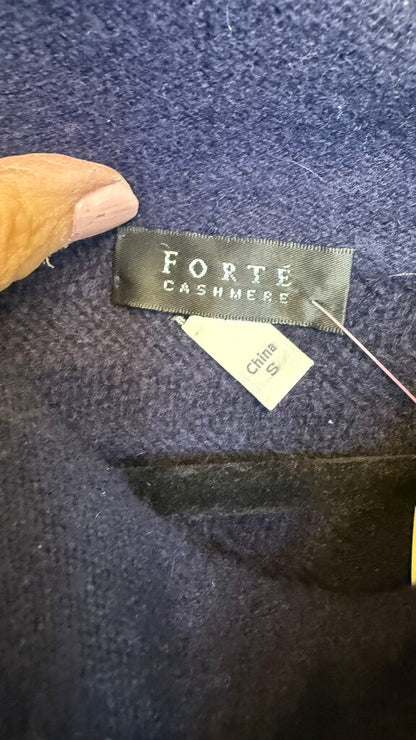 Cowlneck Short Sleeve Cashmere Sweater
