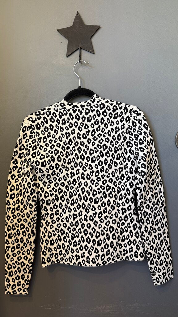 Set Leopard Tank + Cardigan Sweater Set