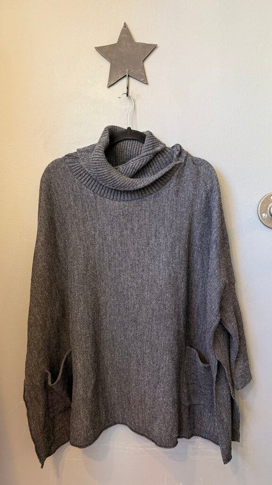 Cowlneck Pullover Sweater