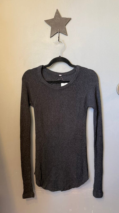 Ribbed Round Hem Sweater