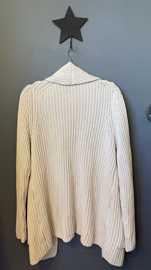 Cotton Ribbed Duster Cardigan Sweater