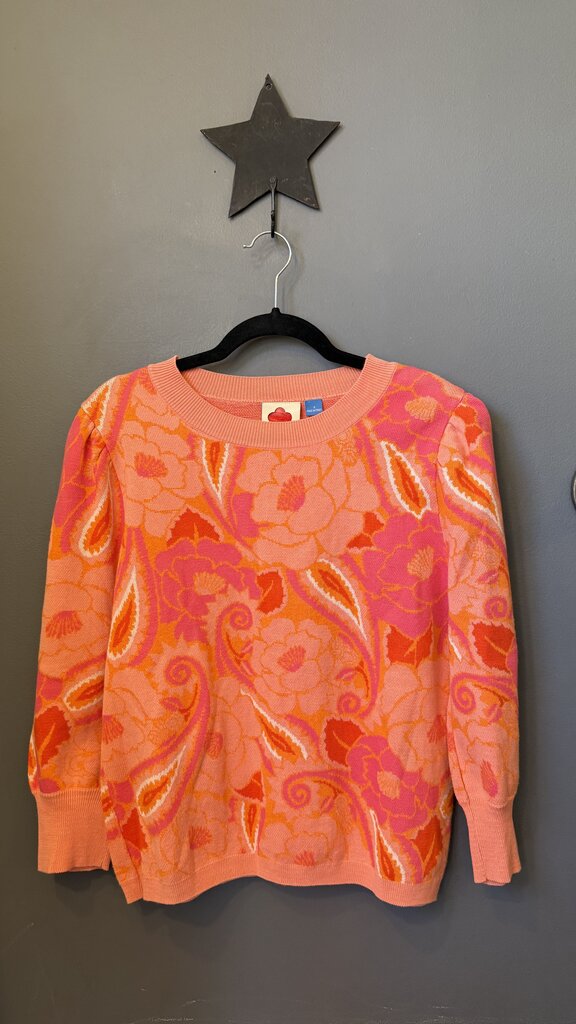 Floral Print Sweater