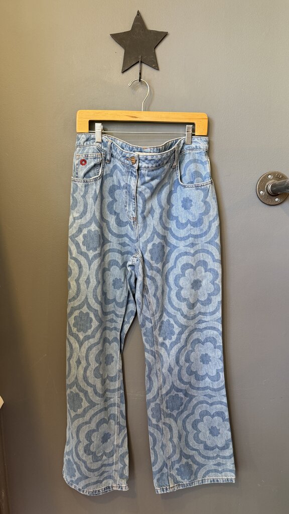 Floral Wide Leg Jeans
