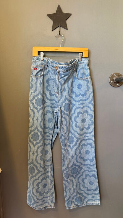 Floral Wide Leg Jeans