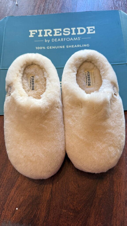 Shearling Clog Slippers