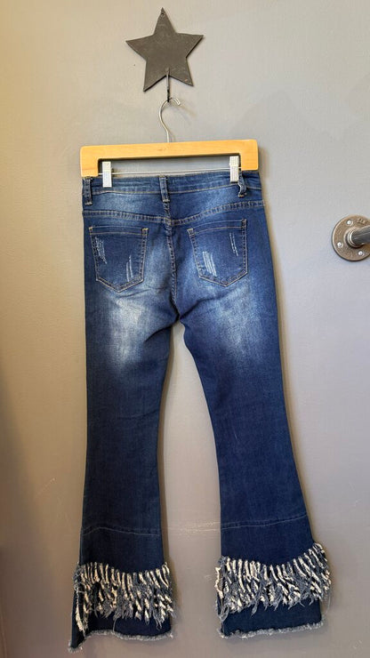 Fringe Bootcut Jeans