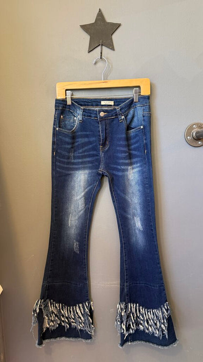 Fringe Bootcut Jeans