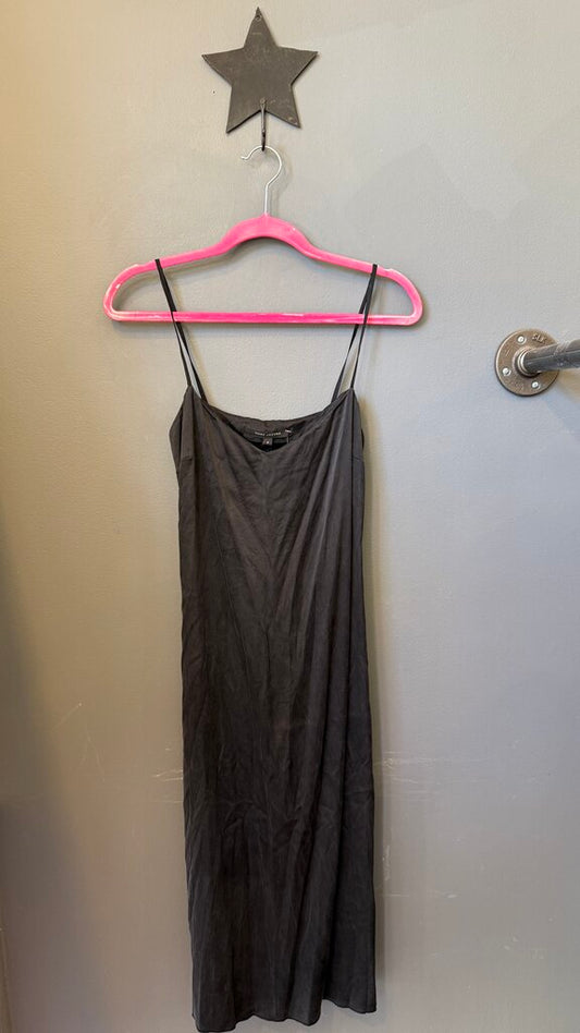 Sateen Slip Midi Dress
