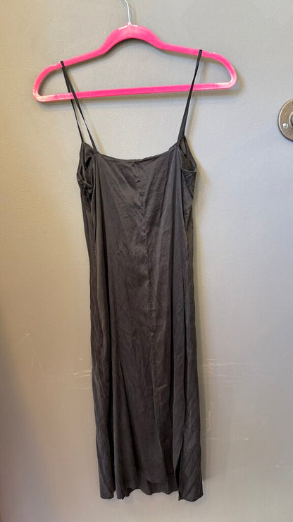 Sateen Slip Midi Dress