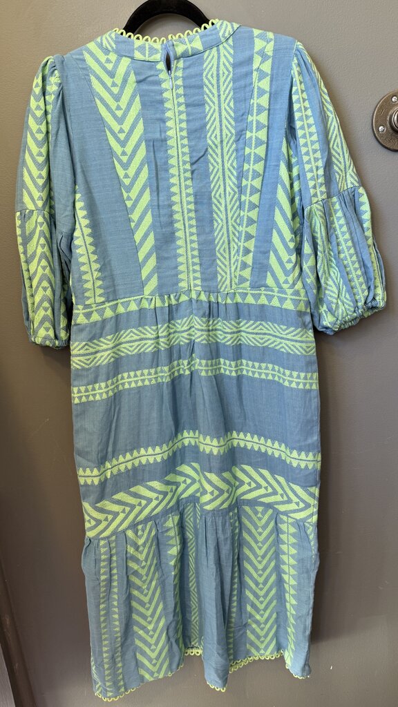 Embroidered Tassel Maxi Dress